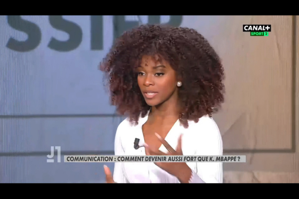 Tiana Mayembe sur Canal+ Sport Afrique